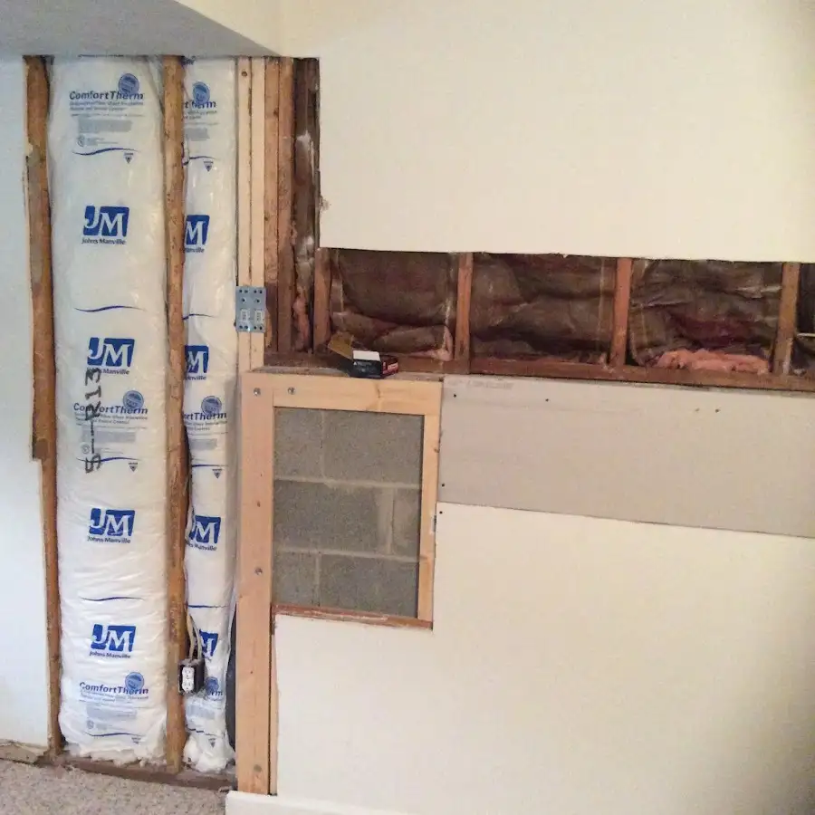 Wall insulation replacement during Odor Removal & Deodorization in Barberton